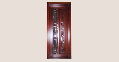 安福卧室门选红木门中式风格还是白色好