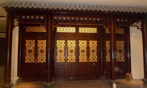 安福传统仿古门窗浮雕技术制作方法