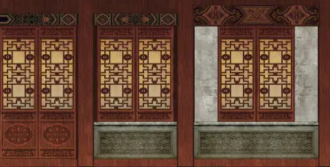 安福隔扇槛窗的基本构造和饰件