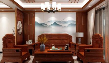 安福如何装饰中式风格客厅？